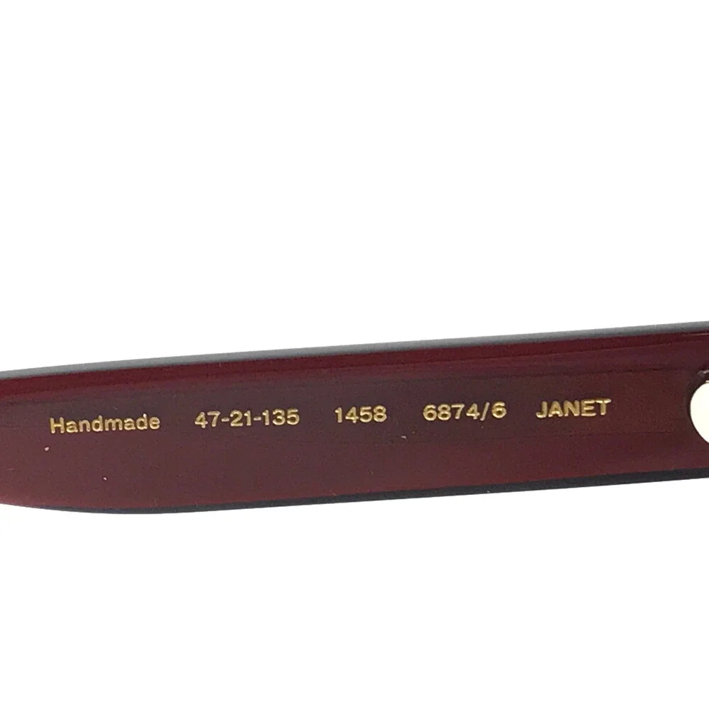Gigi Studios Sunglasses JANET 6874/6 Red Pink Frames with Gradient Brown Lenses